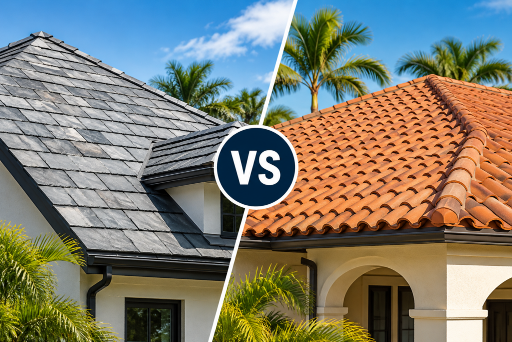 Slate vs Terracotta Roofs in Paradise
